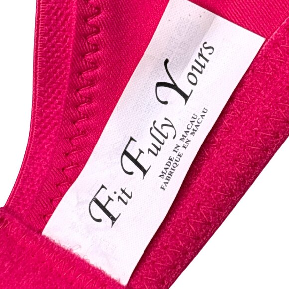 ⭐ NWT Fit Fully Yours Smooth Crystal Bra • Raspberry Pink • 38C ⭐ - Picture 4 of 7